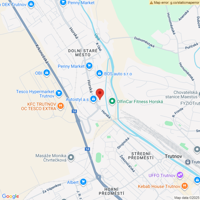 Poloha Toyota Trutnov